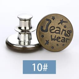 5/10/20Pcs Button Pins for Loose Jeans No Sew Instant Replacement Snap Tack Pant Button Adjustable Metal Pants Button Tightener