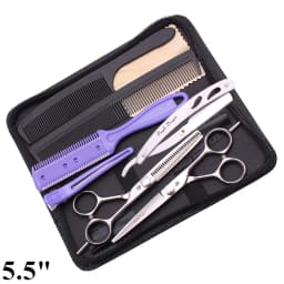 Professional Hairdressing Scissors Purple Dragon 5" 5.5" 6" 7" Japan 440C Hair Cutting Scissors Salon Thinning Scissors Z1021