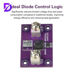 40a 60a Without Grounding, No Voltage Limitation, Ideal Diode Module, Anti Backflow And Anti Reverse Connection