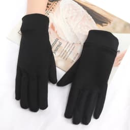 Autumn Winter Black For Men Thin Thermal Gloves Touch Screen Outdoor Non-Slip Riding Warm Gloves Windproof Resistant Anti-skid