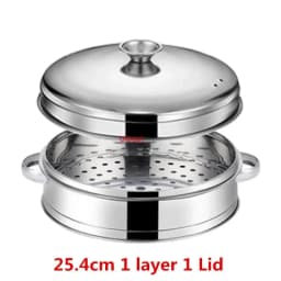 Stainless Steel Steamer fish steamed stuffed bun Rack Kitchen Tools Multilayered Insert With Holder instant pot steamer basket