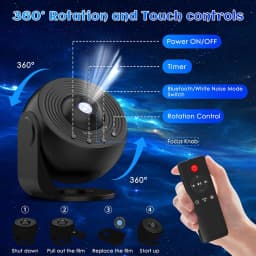 25-in-1 Galaxy Projector Pro 4K Starry Sky Projector Pro With Remote Control Bluetooth Function Room Decor for Kids and Adults