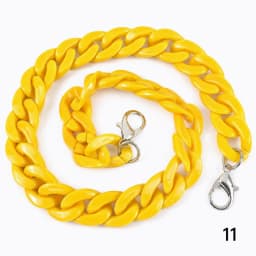 1/2Pcs Deepeel 60cm Acrylic Bag Strap Handbag Resin Chain Detachable Lobster Clasps for Purse Handle DIY Making Accessories