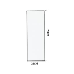 【Lifeideas】Full Length Mirror, Over The Door Mirror Full Length, Door Hanging, Rectangle,Wall Mirror,Full Body Mirror