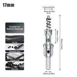 1pc 12-160mm TCT Carbide Hole Saw Drill Bit Hole Saw Cutter For Stainless Steel Metal Alloy Drilling