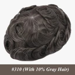 0.02-0.03MM Toupee Men Truly Ultra-Thin Microskin Male Hair Prosthesis Premier Toupee for Men Men's Wig 100% Human Hair System
