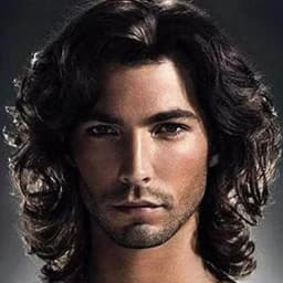 Hair Curly Replacement System For Men 12INCH Long Toupee Fine Mono Lace Men Hairpiece 8x10 Loose Wave Toupee For Men Dark Brown