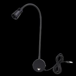 5V USB 3CCT Dimmable Wall Lamp CRI98 RG0 Bedside Reading Lamp Working Spot Light 15" Gooessneck Adjustable