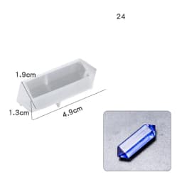 Quartz Shard Crystal Silicone Mold Point Mould Epoxy Resin UV Resin Craft Supplies UV Resin Epoxy Mold DIY Jewelry Pendant