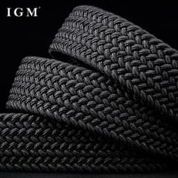 Men Belt Braided Elastic Belt for Men Stretchy Woven Canvas Fashion Belt for Versatile Jeans and Pants