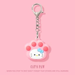 Cute Silicone AirTag Case Keychain For Apple AirTag Shockproof Protective Cover, Cartoon Key Ring Holder