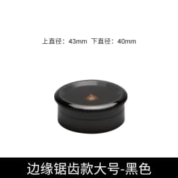 Jewelry Storage Box Gemstone Box Metal Plating Transparent Round Rotating Surface Bare Stone Color Diamond Display Box