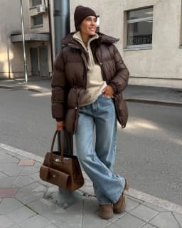Hooded Women's Winter Jacket Zipper Drawstring Puffer Coat Shiny Thickened Bubble Coat Detachable Hood Mid Length Cotton Coat