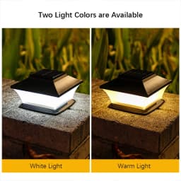 Solar - Powered Outdoor Pillar Lights with Auto On/Off, LED Landscape Lighting for Garden Pathways Fence Patio Posts