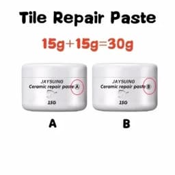 2pcs/set White Porcelain Repair Kit Ceramic Repair Paste Tile Tub Toilet Sink Shower Kits Chip Crack Hole Scratches Fix Adhesive