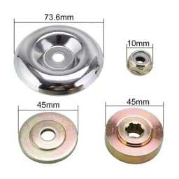 4pcs Universal Brushcutter Working Head Replacement Parts Maintenance Washer Kit Nuts For Home Gasoline Trimmers Brush Cutter