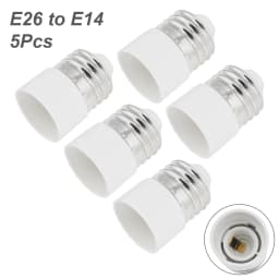 5pcs G24 G23 GU24 GU10 B22 to E26 E27 Lamp Base E26 E17 E12 to E14 Lamp Holder Converter Socket Adapter For LED Corn Bulbs Light
