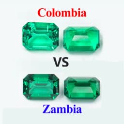 Top Quality Lab Grown Zambia Gemstone Emerald Shape Loose Gemstones Colombia For Jewelry Making with AGL Certificate