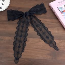 Super fairy lace headband women's versatile long bow tie hair rope forest style sweet tied hair ribbon long scarf waist belt