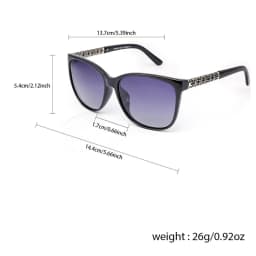 1/3PCS Polarized Women Fashion TR Memory Frame Polarizing Sunglasses Women Are Uniquely Designed To Protect Against UV 400