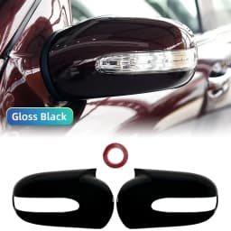 For Mercedes-Benz E,C-Class W211 W203 2001-2007 Parts Styling Car Side Door Rearview Side Mirror Cover Caps M Style