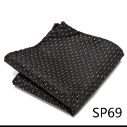High Grade 2023 New Style Hot sale Silk Handkerchief Black Suit Accessories Solid Men Abraham Lincoln's birthday Pocket Square