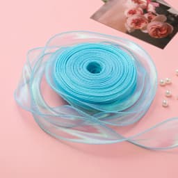 1 Meter Silk Ribbon Organza Satin For DIY Craft Gift Jewelry Packaging Decoration Wedding Bouquets Wreath Sewing Supplies