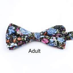 Cotton Floral Parent-Child Bowtie Set Bow Tie Necktie For Men Wedding Party Business Suits Gravata Pink Yellow Butterfly Cravats