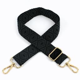 1Pc 38mm Jacquard Canvas Bag Strap for Women's Handbag Replace Handle 75~130cm Adjust Shoulder Straps Crossbody Bags Accessories