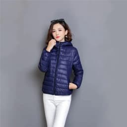 Glossy Winter Down Cotton Jacket 2026 Women Cotton-Padded Coat New Casual Ultra Light Hooded Parkas Short Warm Coat Female