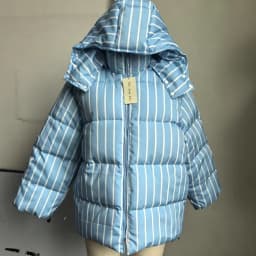Elegant Printed Cotton Jacket Trouser Women's Set Hooded Thicken Zipper Coat Straight Pants Loose Lady 2026 Winter Autumn Suit