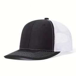 Richardson 112 Unisex Mesh Trucker Cap Breathable Sun Hat with Slightly Curved Brim Baseball Cap for All