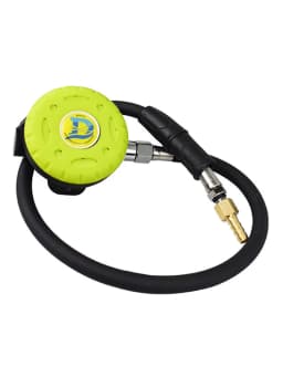 DEDEPU Aluminum Scuba Diving Regulator Second Stage | Octopus Backup Valve with Mouthpiece | Professional Diving Equipment