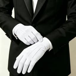Summer Three Tendon Spandex White Gloves for Men and Women, Short and Thin, Breathable, Ceremonial, Command, Emcee, Driving Gloves