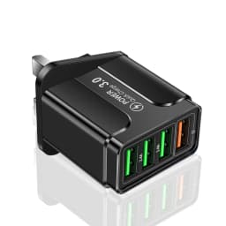 20W Multi Ports USB Charger Fast Charging Charger Quick Charger 3.0 For Samsung Galaxy S23 S22 Ultra Xiaomi iPhone 16 15 KR Plug