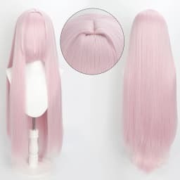 100cm Colourful Wig Long Staight Cosplay Anime Costume Party Wigs Synthetic Heat Resistant Wig