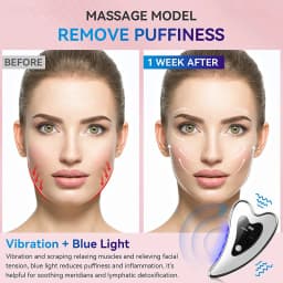 New 4 in 1 Electric Gua Sha Face Massager Vibration Facial Scraping Tools Anti Wrinkles Double Chin Skin Face Lifting Device