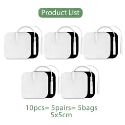 10/20/50Pcs Tens Electrode Pads Gel Electric Patches For Reusable Acupuncture Body Massager Pulse EMS Muscle Stimulator Sticker
