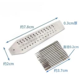 Precision Watch Tap & Die Set - Micro Screw Thread Cutting Tools for Watch Plate & Barrel Arbor Repair