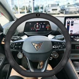Car Breathable Anti-Slip Suede Leather Steering Wheel Cover For Cupra Formentor Terramar Tavascan Ateca Born Leon ST IBIZA Raval