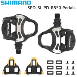 SHIMANO PD-R550 Racing Pedals - Ultra-Light Single Sided for Road Bikes