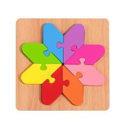 High Quality Wooden Geometric Shapes Early Cognition Puzzles Board Math Game Montessori Baby Learning Educational For Kids Toys