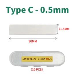 CNC Turning Tool Holder Shim Gasket Spacer Lathe 0.1mm 0.5mm 1.0mm 1.2mm 1.5mm Cutter Machine Tool Accessories