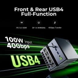 GMKtec M7 Ultra MINI PC AMD Ryzen 7 PRO 6850U 2*DDR5 2*M.2 SSD WiFi6E BT5.2 2*2.5G LAN 2*USB4 OCulink MINI PC Gamer Computer