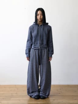 Unique SEI Street Style Korean Lazy Star Embroidery Striped Sweatpants Casual Slimming Sports Long Trousers for Women