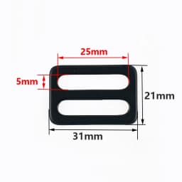 5/10Pcs 20-50mm Stainless Steel Tri-Glide Slider Buckles for Bag Strap Backpack Adjust Webbing Clips Clasp Bags Accessories