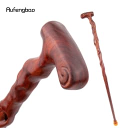 Red Tree Vine  Wooden Single Joint Fashion Walking Stick Decorative Cospaly Cane Halloween Mace Crutch  Wand Crosier 93cm