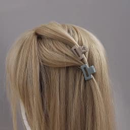 20 Pcs/bag Solid Color Matte Hollow Hair Claw Clip Candy Color Catch Barrettes Stylish Hair Accessories Suitable for Women