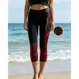 Women Retro Comic Graffiti Letter Print High Waisted Leggings Slimming Skin-Friendly Breathable Soft Flattering Gym  Comfy