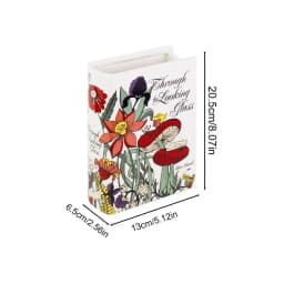 Ceramic Book Vase Pride and Prejudice Cute Bookshelf Decor Unique Gift for Book Lovers Home Interior Wall Shelf Decoration House